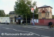 Station in the Brompton district in London