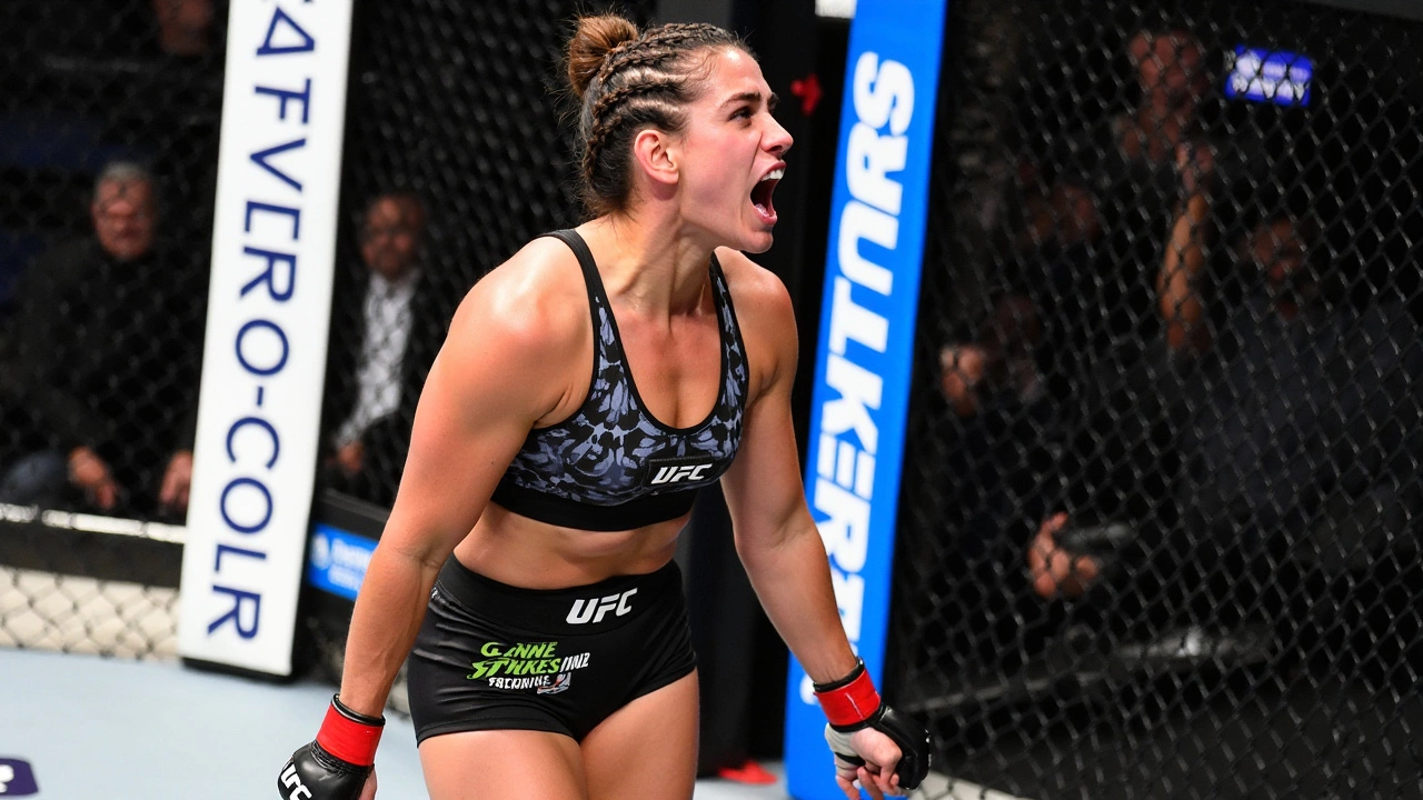 Mackenzie Dern's Thrilling Comeback: A Masterful Submission Win Over Amanda Ribas at UFC Apex