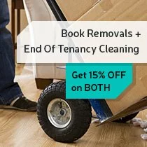 Book Removals and End Ot Tenancy and get  15% OFF on Both